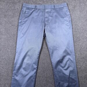 Bonobos Weekday Warrior Friday Pants Mens 35x34 Blue Straight Leg Chino Stretch